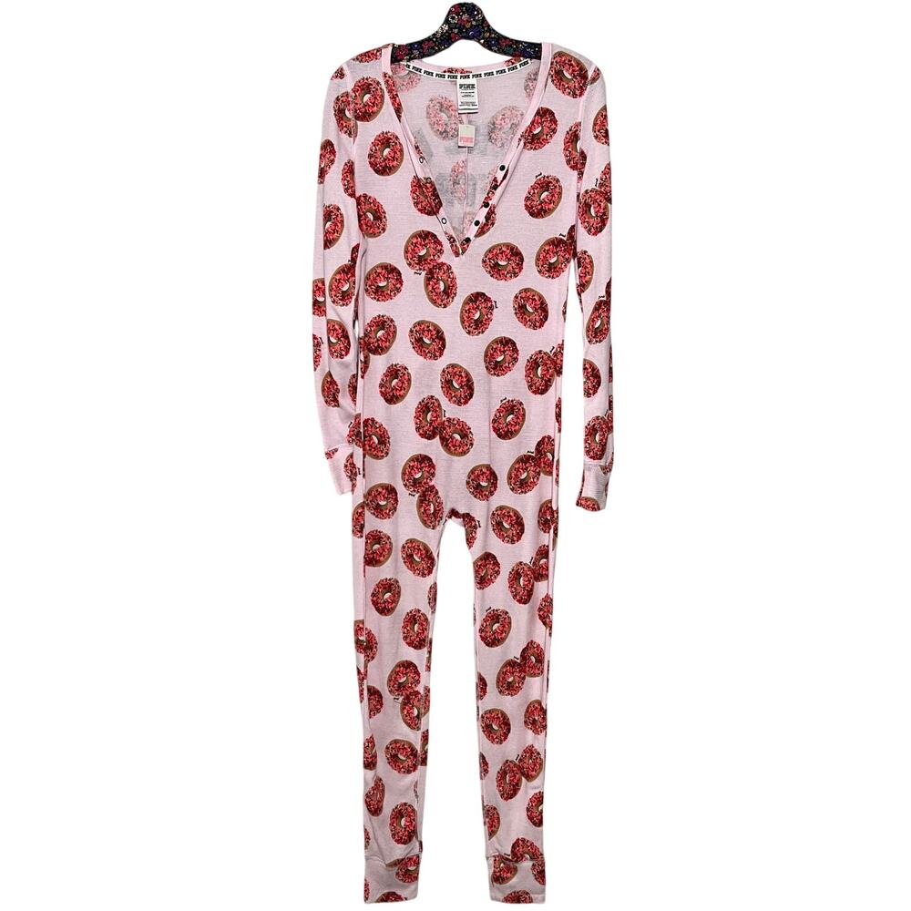 NWT SZ S PINK by Victoria’s Secret Donut Onesie - Picture 3 of 9